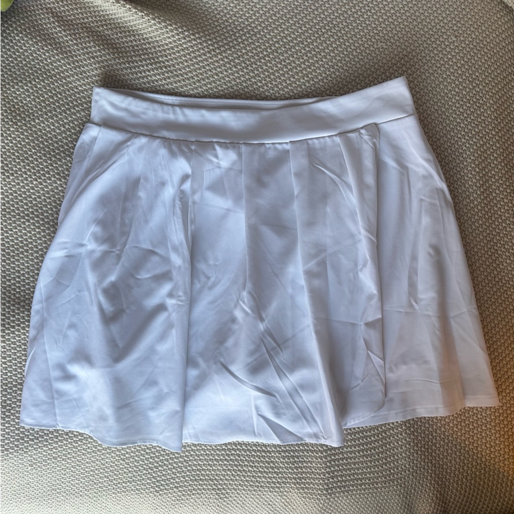 J. Crew Pleated Active Skort - White